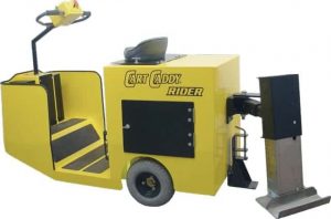 The RiderCaddy motorized tug can increase overall productivity., The RiderCaddy is Fit For Your Warehouse Needs