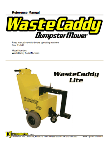 , Wastecaddy User Guides