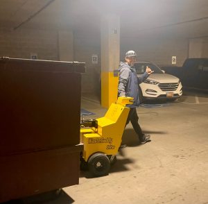 WasteCaddyLite, Lift the Burden from Your Staff with the Easy to Use WasteCaddyLite &#8211; Trash Container Mover